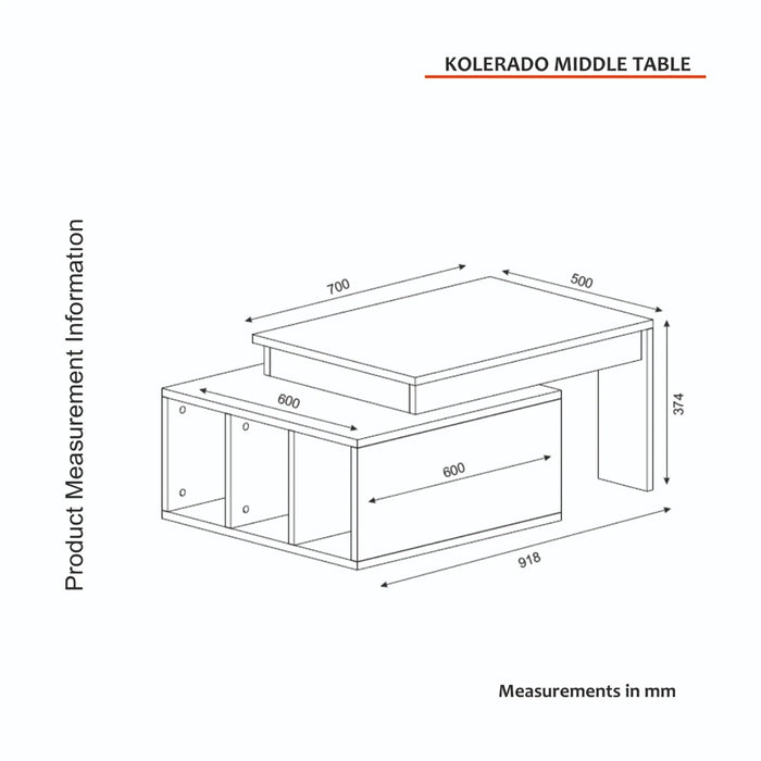 Table basse Kolerado