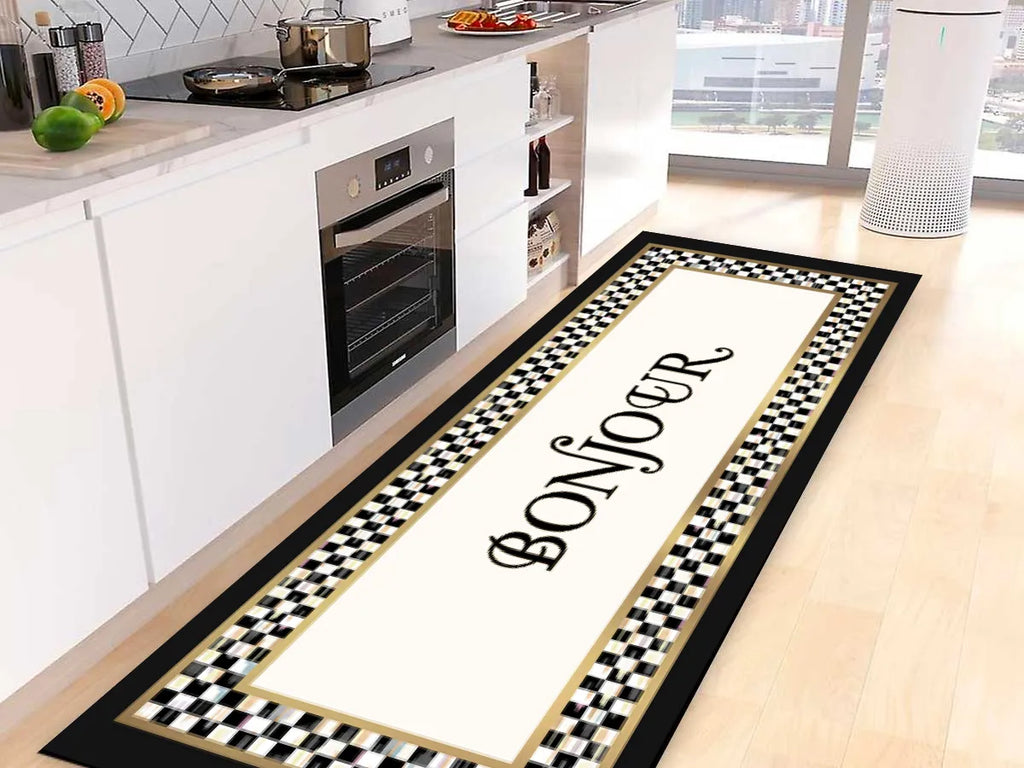 Tapis cuisine BONJOUR
