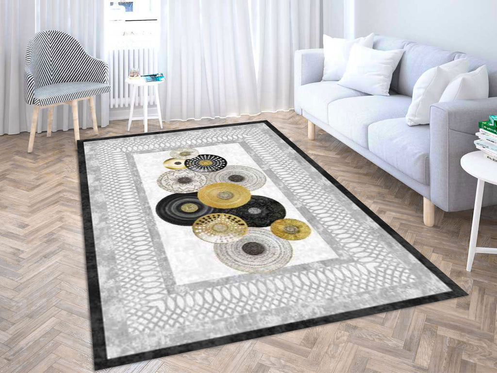 Tapis moderne imprimé PLATES