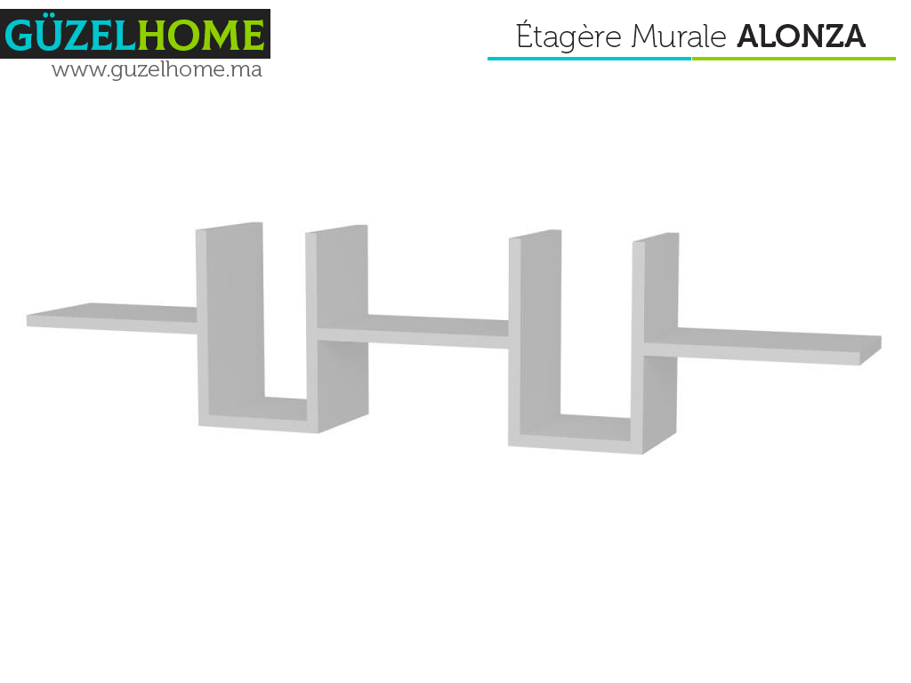 Étagère Murale ALONZA - Blanc