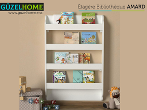 Étagère Biblio enfants AMARD - Blanc — vue alternative