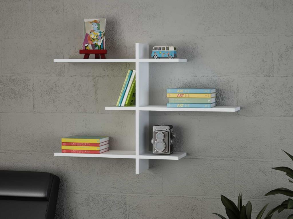 Étagères AMENTES Blanc - Décoration et Ameublement d'intérieur