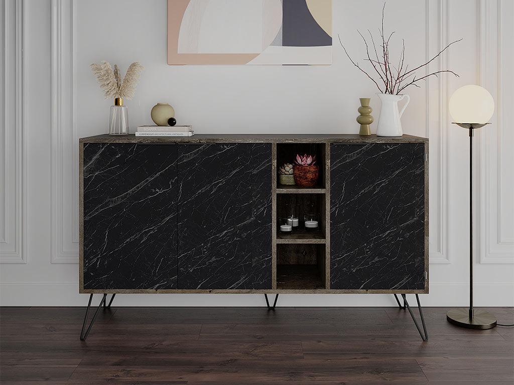 Console Buffet d'entrée CLARA 142 cm - Bendir et effet marbre