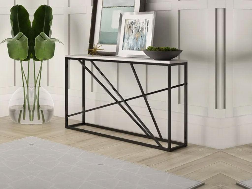Console d'entrée en marbre CROISMA - Ameublement d'intérieur Maroc