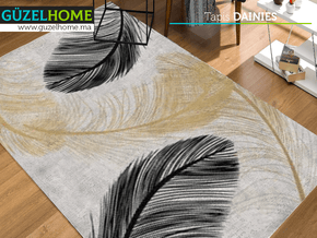 Tapis moderne imprimé DAINIES - Salon et séjour - Design intérieur - Meubles de décoration chez GÜZELHOME Maroc