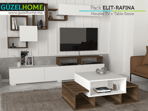 ELIT-RAFINA - Meuble TV et Table Basse -Salon et séjour - Meubles de décoration chez GÜZELHOME Maroc