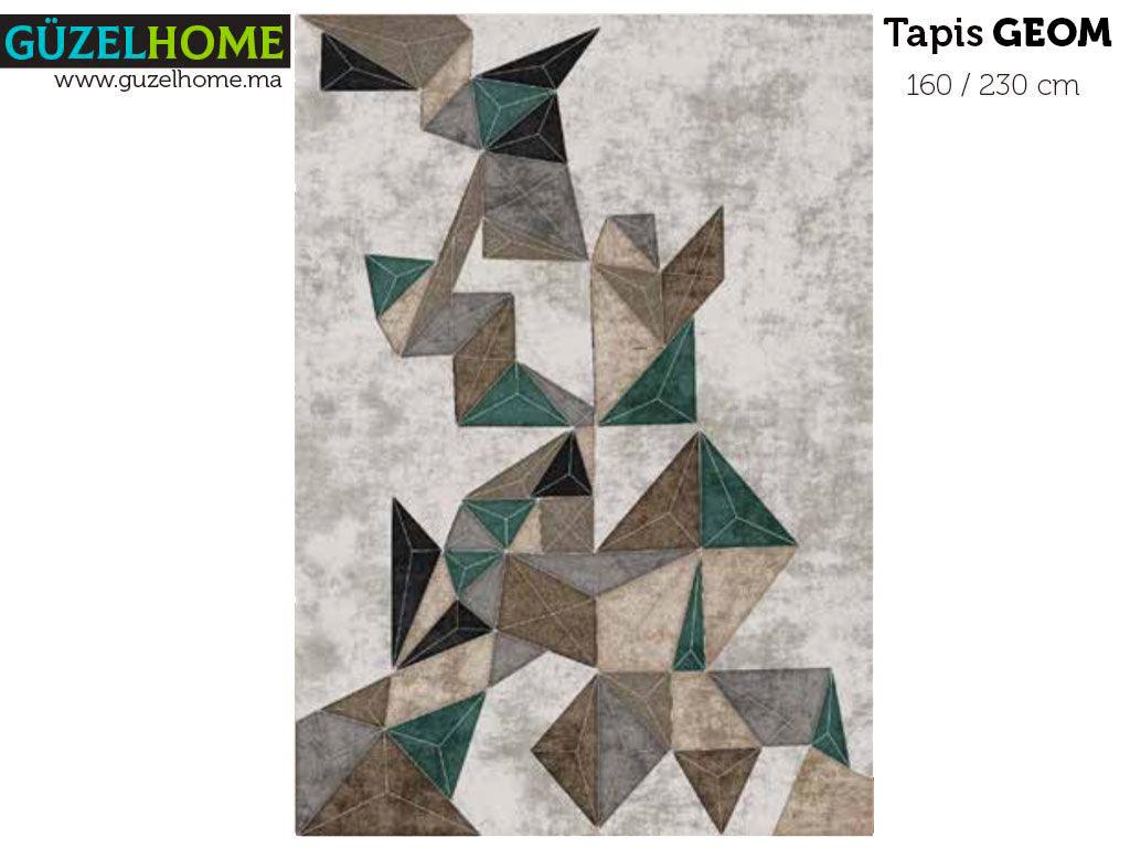 Tapis moderne imprimé GEOM1 - Salon et séjour - Ameublement d'intérieur