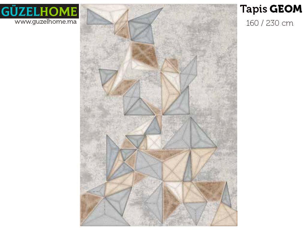 Tapis moderne imprimé GEOM - Salon et séjour - Ameublement d'intérieur