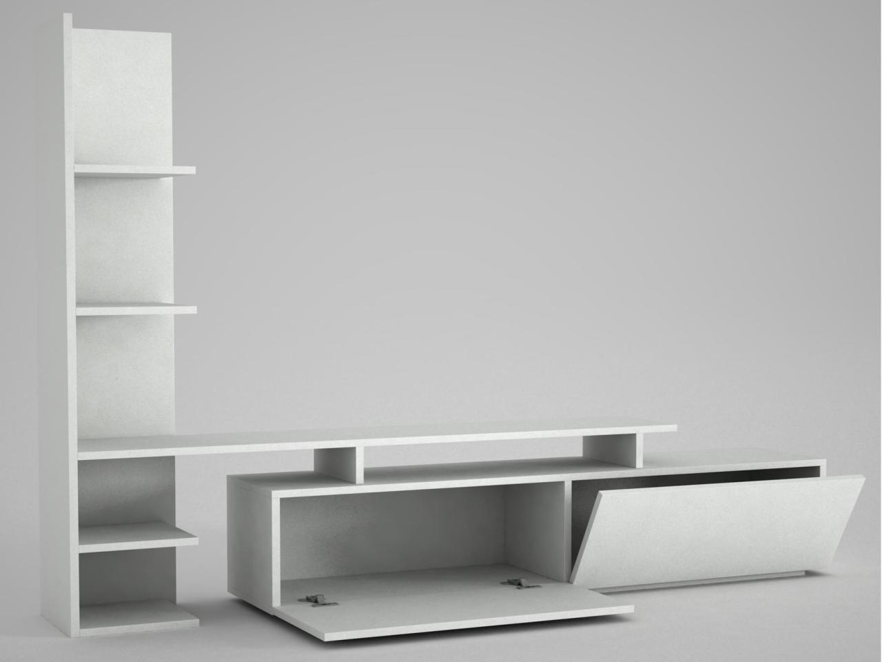 Meuble TV HOME - Blanc