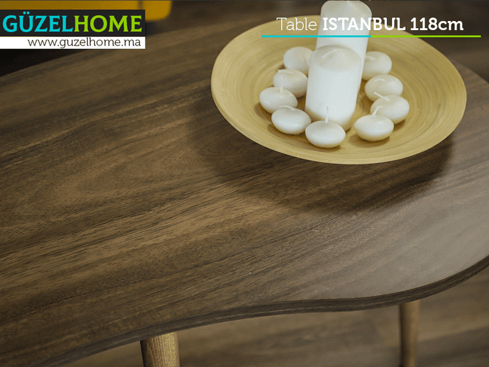Table ISTANBUL 118cm - Noyer