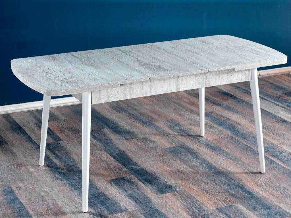 Table de salle à manger extensible CIMENT 140 - 179 cm