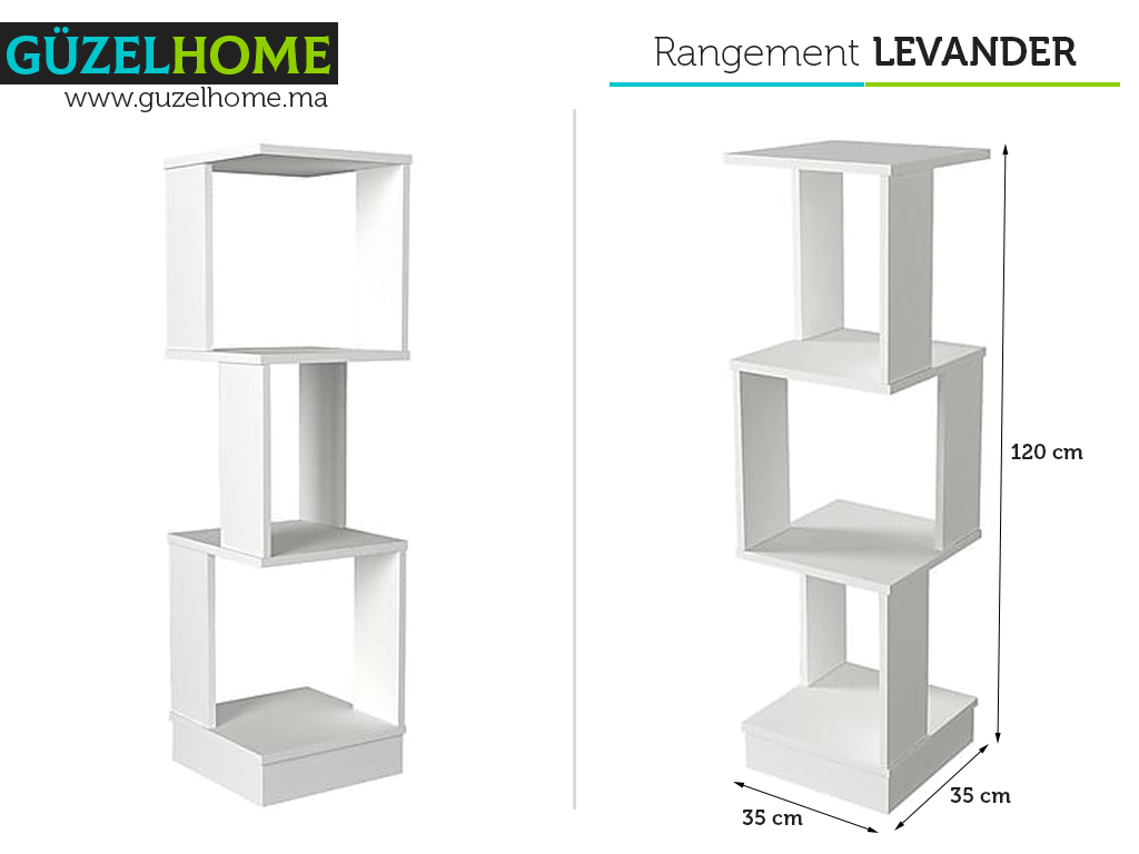 Rangement LEVANDER - Blanc