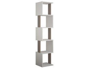 Étagères de rangement PIRI 161 cm - Blanc et Beige — vue alternative
