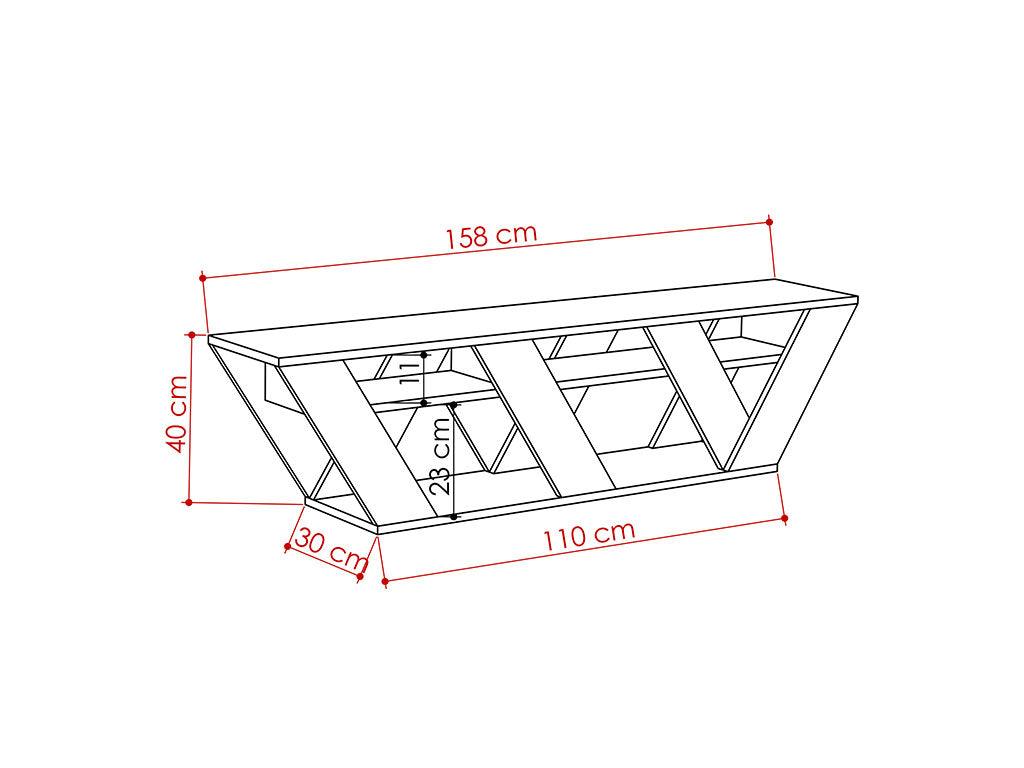 Stand TV RALLA 158 cm - Light Mocha (Beige)