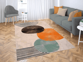 Tapis moderne imprimé ROCKS - Salon et séjour - Ameublement d'intérieur - Meubles de décoration chez GÜZELHOME Maroc