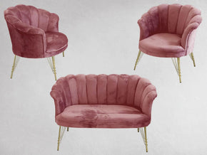 Set de 3 fauteuils SAUM 2+1+1 - Salon et séjour — vue alternative