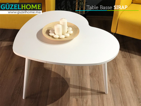 Table Basse SIRAP - Blanc - 89cm — vue alternative