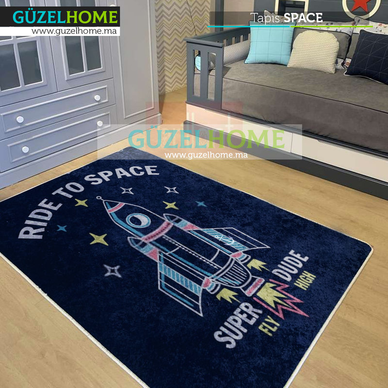 Tapis Moderne Imprimé BALLERINA - Chambre enfants - Güzelhome