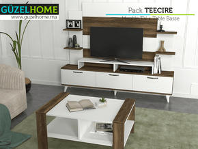TEECIRE - Meuble TV et Table Basse - Salon et séjour — vue alternative