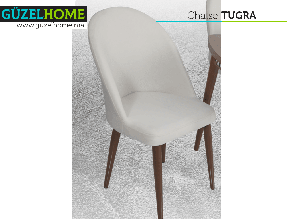Chaise moderne TUGRA - Beige clair