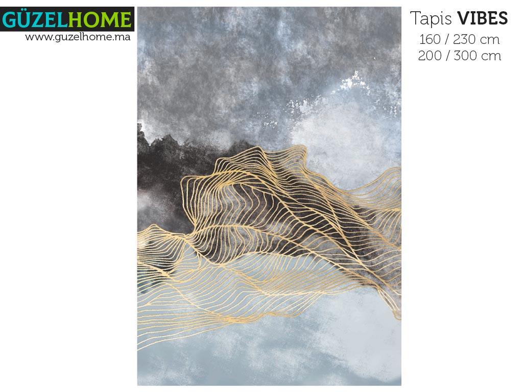 Tapis moderne imprimé VIBES - Salon et séjour - Ameublement d'intérieur