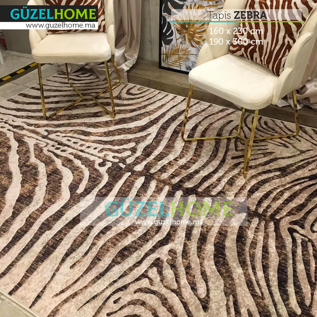 Tapis moderne ZEBRA - Ameublement et décoration intérieure